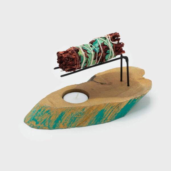 Palo Santo Heater - Greenwash Gamel Wood - Image 4