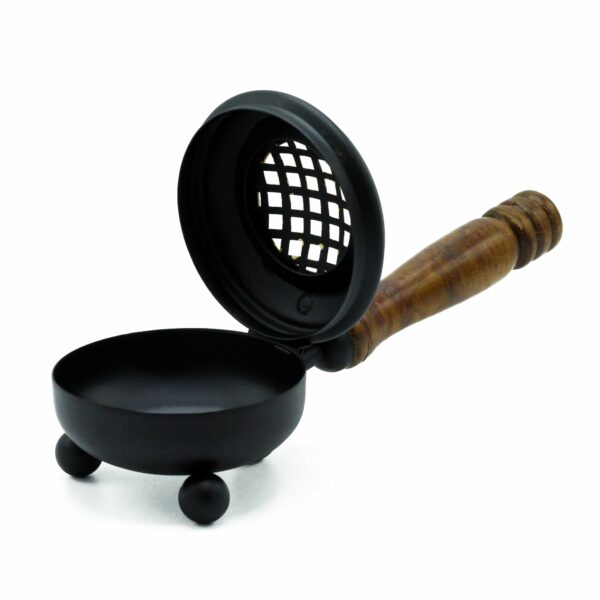 Med Iron Censer Incense Burner - Gold detail - Image 2