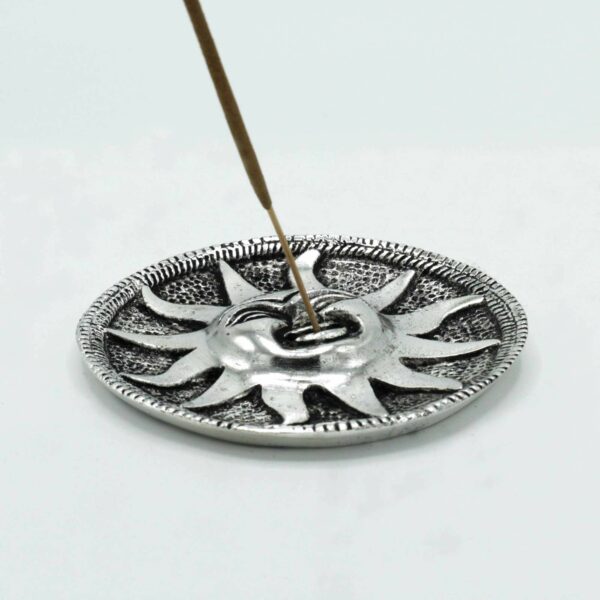 Polished Aluminium Sun Incense Holder 9m - Image 2