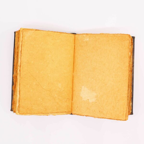 Heafty Brown Tan Book - Zinc Pentagon Decor - 200 Deckle Edges Pages - 26x18cm - Image 4