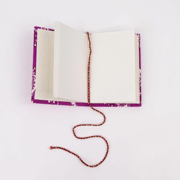 Floral Print Assorted Cotton Bound Notebooks 7x10cm - Image 3
