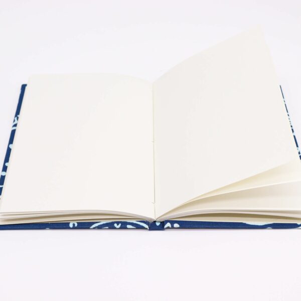 Cotton Bound Notebooks 20x15cm - 96 pages - Indigo Fish - Image 2