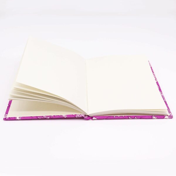 Cotton Bound Notebooks 20x15cm - 96 pages -Antique Fuchia - Image 2