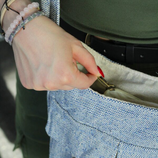 Natural Tones Two Pocket Bags - Comp Denim - Medium - Image 2