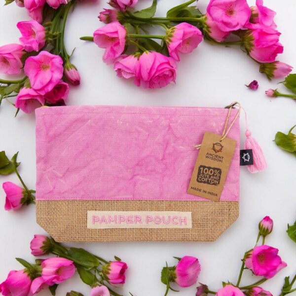 Pamper Pouch - Pink & Purple - Stonewash - Image 3