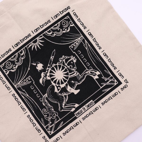 Hop Hare Tote Bag - I am Brave - Image 2