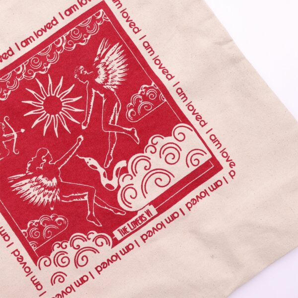 Hop Hare Tote Bag - I am Loved - Image 2