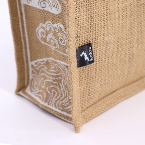 Hop Hare Jute Big Bag - I am Brave - Image 5