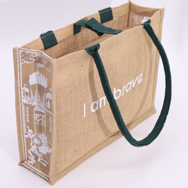 Hop Hare Jute Big Bag - I am Brave - Image 7