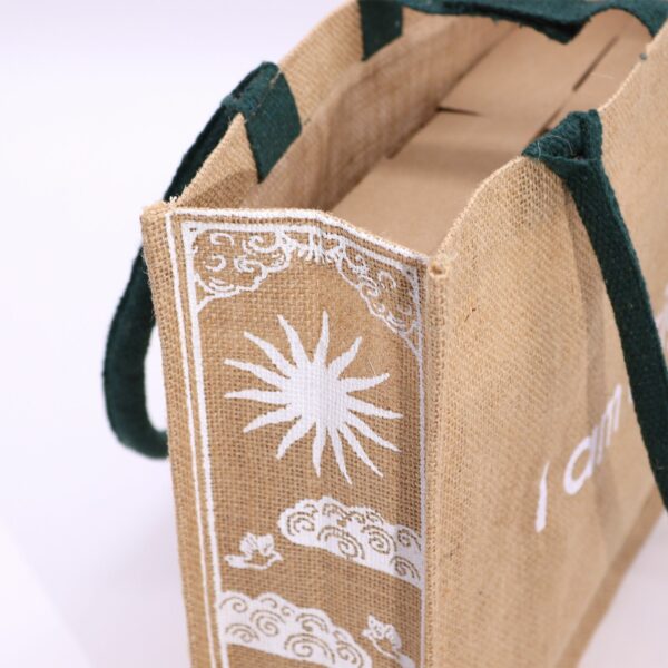 Hop Hare Jute Big Bag - I am Bright - Image 6