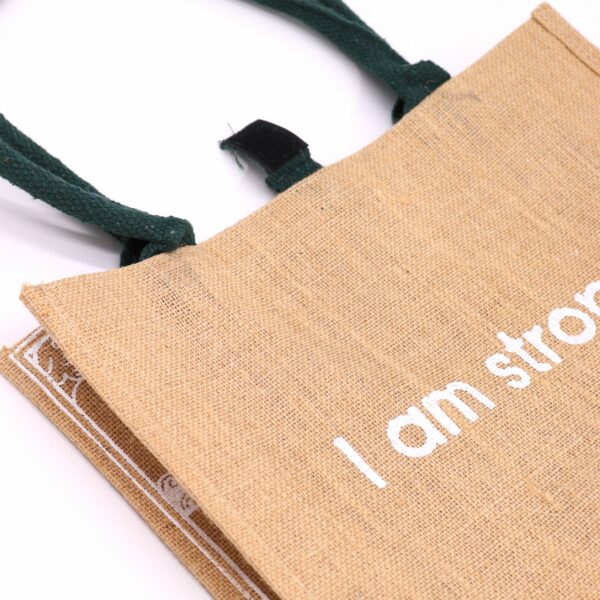Hop Hare Jute Big Bag - I am Bright - Image 7