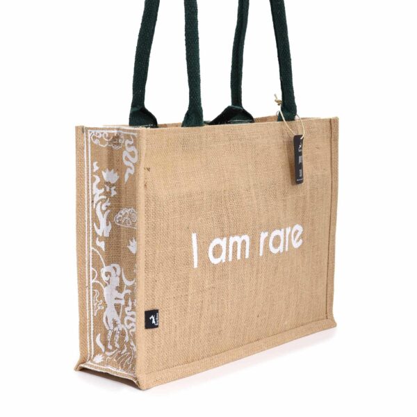 Hop Hare Jute Big Bag - I am Rare - Image 4