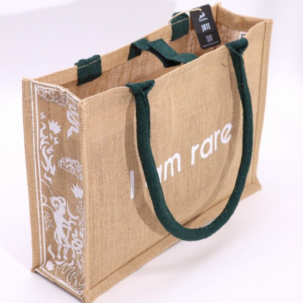 Hop Hare Jute Big Bag - I am Rare - Image 6