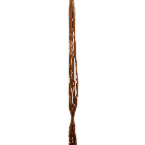 Macrame Pot Holder Classic - Chocolate Med Pot - Image 6