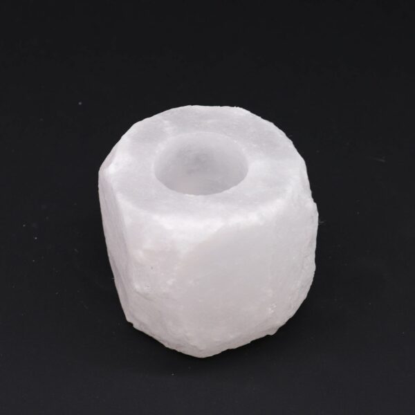 Crystal Rock Himalayan Salt Candle Holder 600-800g - Image 3