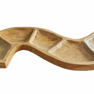 Snake Shaped Teak Bowl