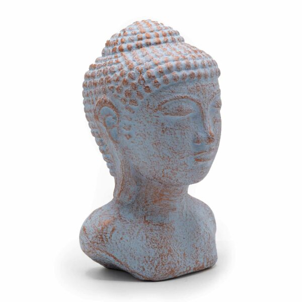 Tranquility Buddha Head  - Blue Copper - Image 3
