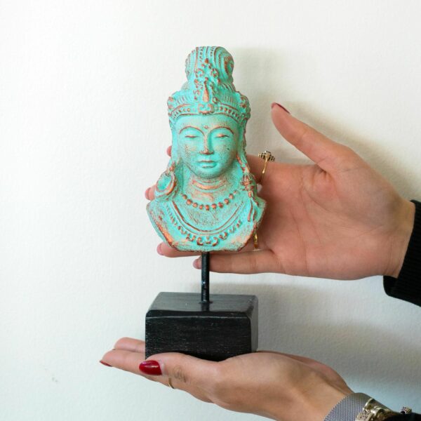 Lucky Java Princess on Stand - Green Copper - Image 5