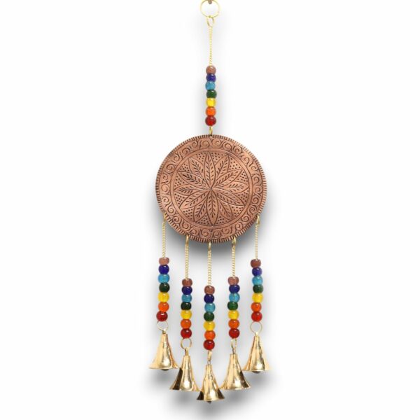 Indian Chimes - Med Tree of Life - Chakra Beads 5 Bells
