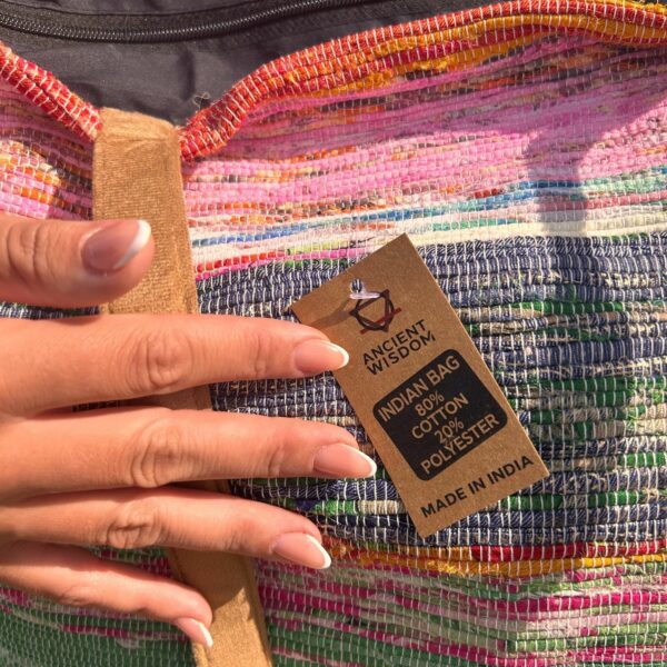 Recycled Big Rug Bag - Shades of Dusk - Image 3