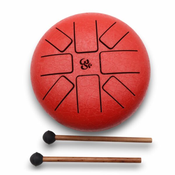 Hapi Drum Om Red- 16cm - Image 4