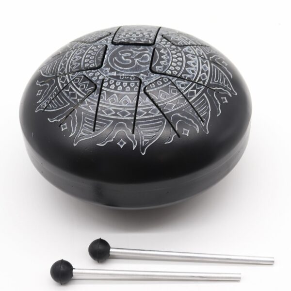 Med Hapi Drum Om Mandala Engraved- 22x15cm - Image 4