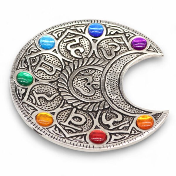 Seven Chakra Moon Incense Holder - Image 2