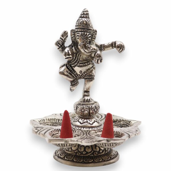 Dancing Ganesha Incense Holder - Image 3