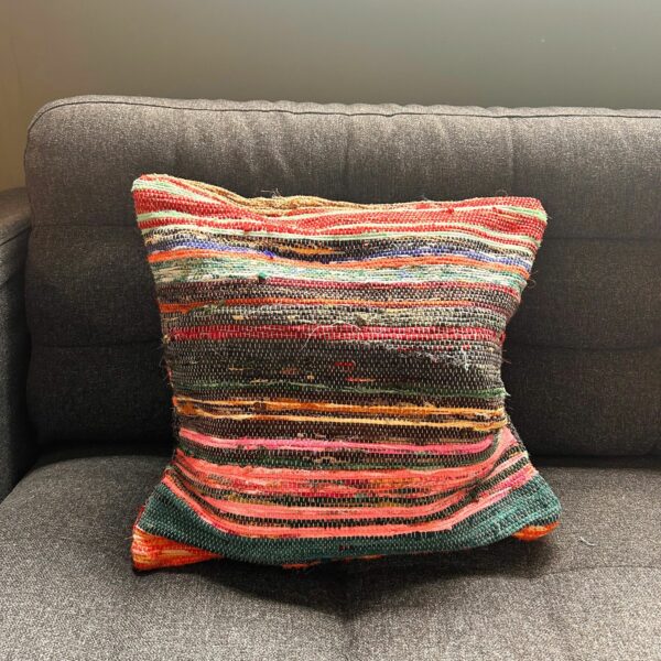 Rag Rug Cushion Covers - Multicoloured - Image 2