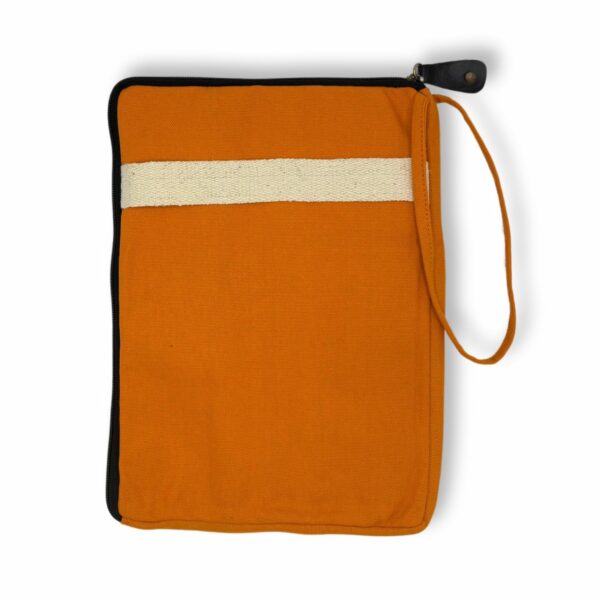 Canvas Tablet Pouch - Orange - Image 2