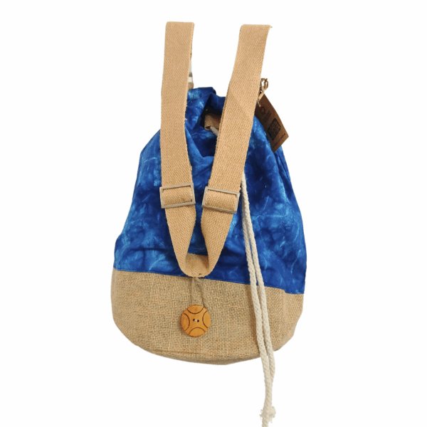 All Natural Backpack - Blue Stonewash - Mandala - Image 3
