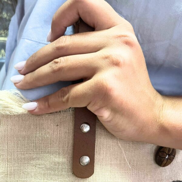 Natural Tote Bag Leather Handle - Inspiration - Image 3