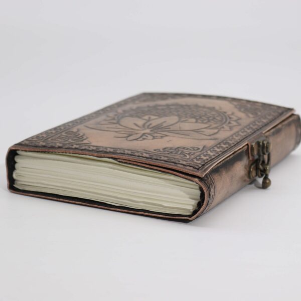 Lotus Madala - Esoteric Notebook - Antique Grey - 200 pages  Stich Edge- 17.5x12.5x3cm - Image 2