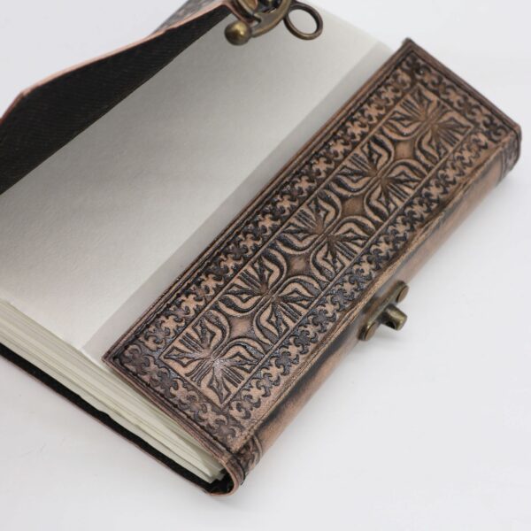 Lotus Madala - Esoteric Notebook - Antique Grey - 200 pages  Stich Edge- 17.5x12.5x3cm - Image 3
