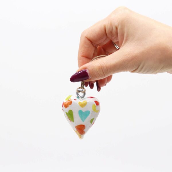 Small Decor Wood Heart -  Pastel Hearts - Image 2