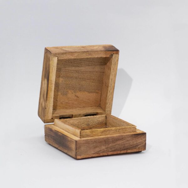 Hop Hare Small Enameled Square Box - Wolf & Moon - Image 2