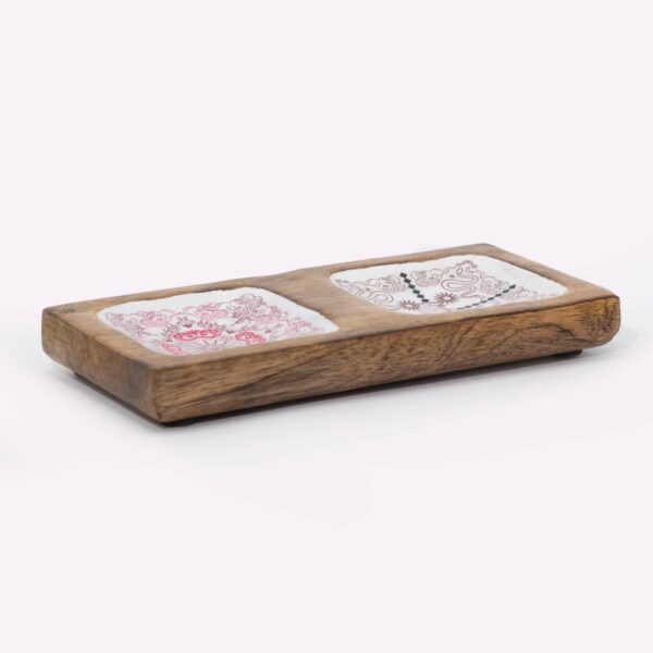 Hop Hare Enameled Double Trinket Tray - Cupid & Lion - Image 4