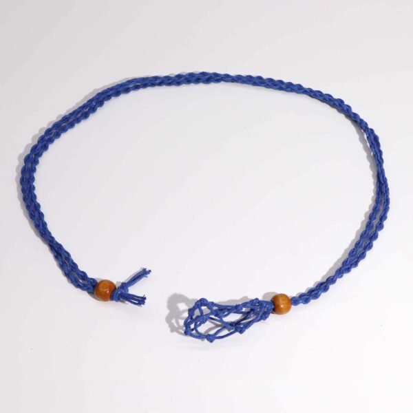 Gemstone Necklace Cord - Navy - Image 2