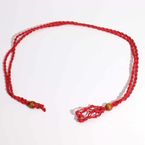Gemstone Necklace Cord - Red - Image 2