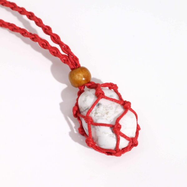 Gemstone Necklace Cord - Red - Image 3