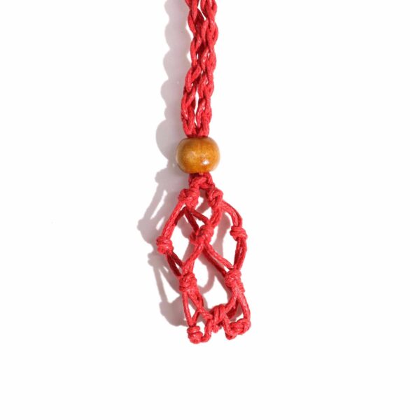 Gemstone Necklace Cord - Red - Image 4