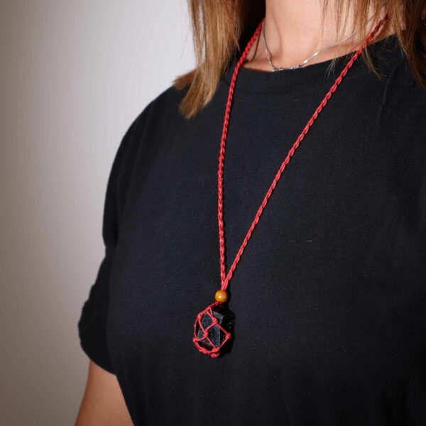 Gemstone Necklace Cord - Red - Image 5