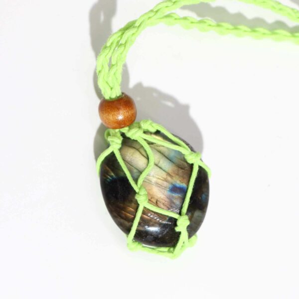Gemstone Necklace Cord - Green - Image 3