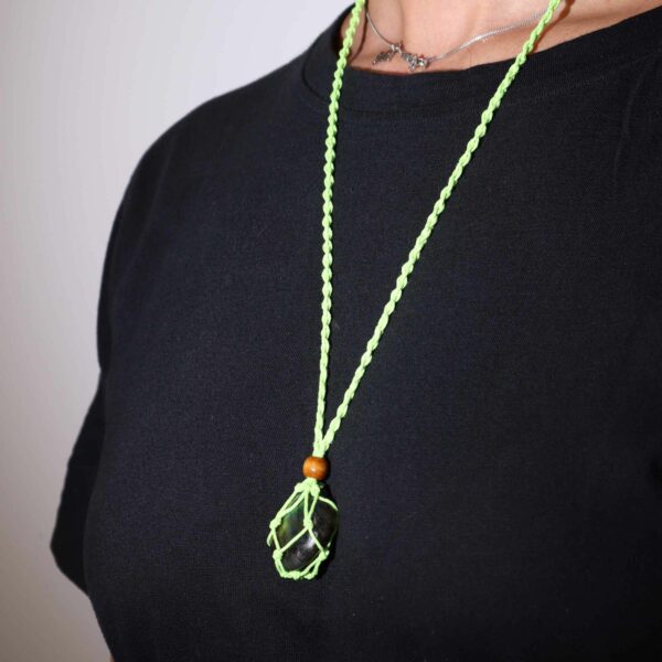 Gemstone Necklace Cord - Green - Image 5