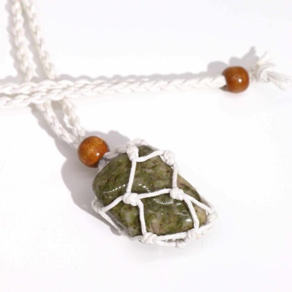 Gemstone Necklace Cord - White - Image 3