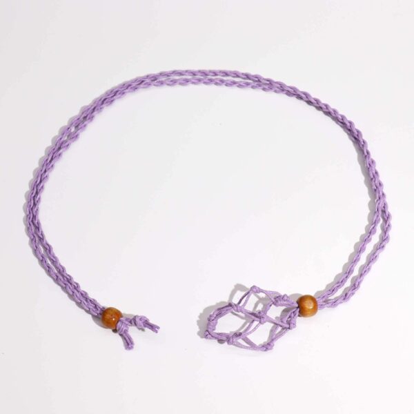 Gemstone Necklace Cord - Purple - Image 3