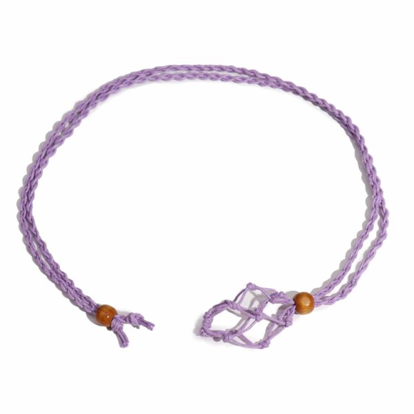 Gemstone Necklace Cord - Purple - Image 6