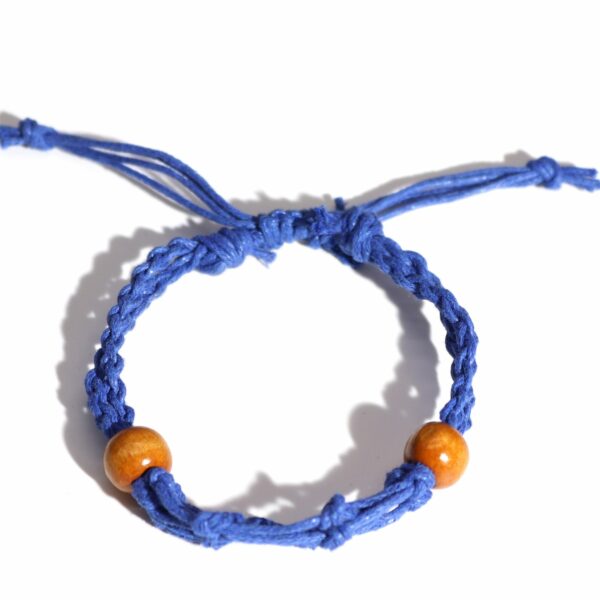 Gemstone Bracelet Cord - Navy - Image 2