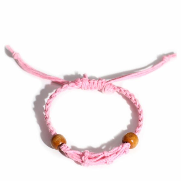 Gemstone Bracelet Cord - Pink - Image 2