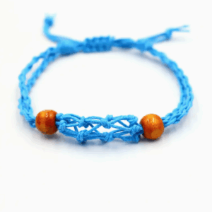 Gemstone Bracelet Cord - Blue